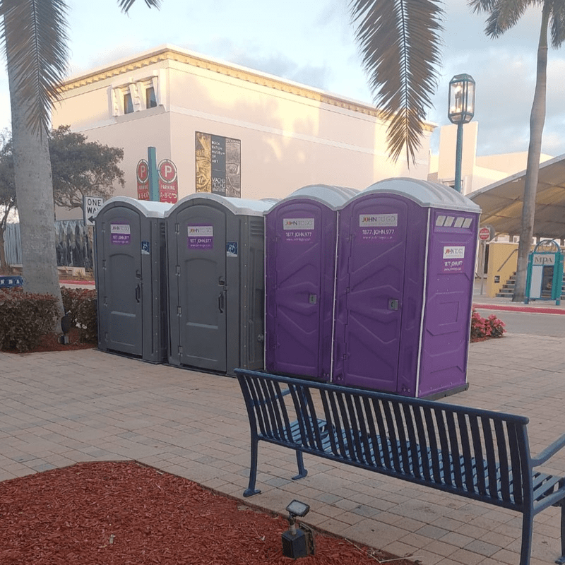Explore regular and premium portable toilet rental in Nassau County