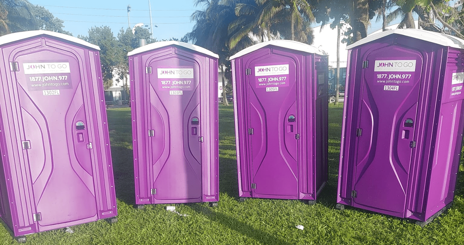 Brookhaven portable restrooms at event