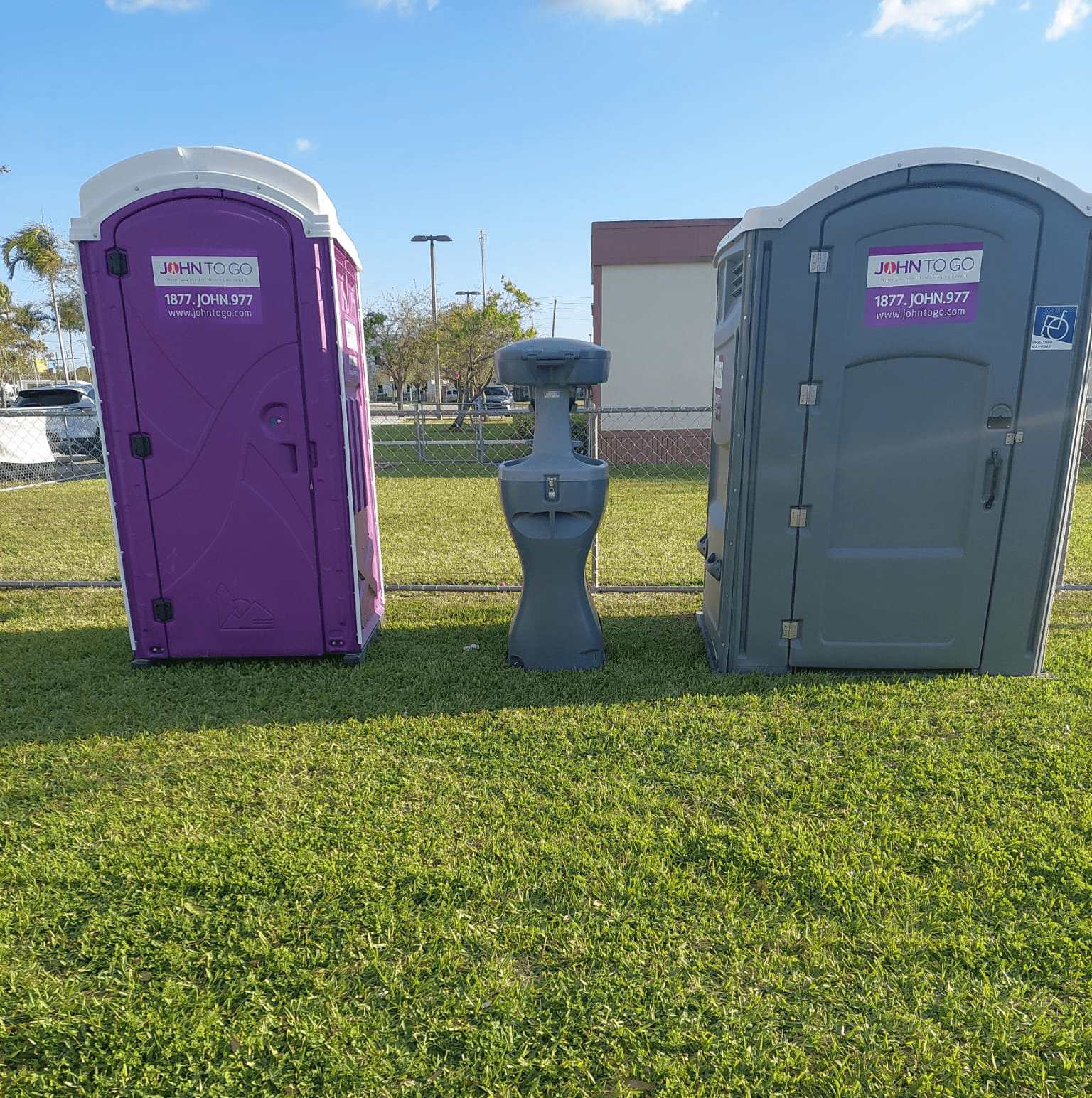 Porta potty Suffolk sanitation for an outdoor event