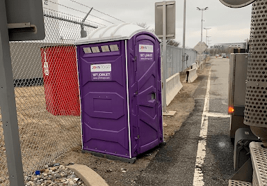 porta potties for utility work