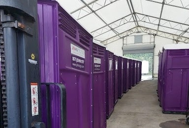 portable toilets for tunnel projects