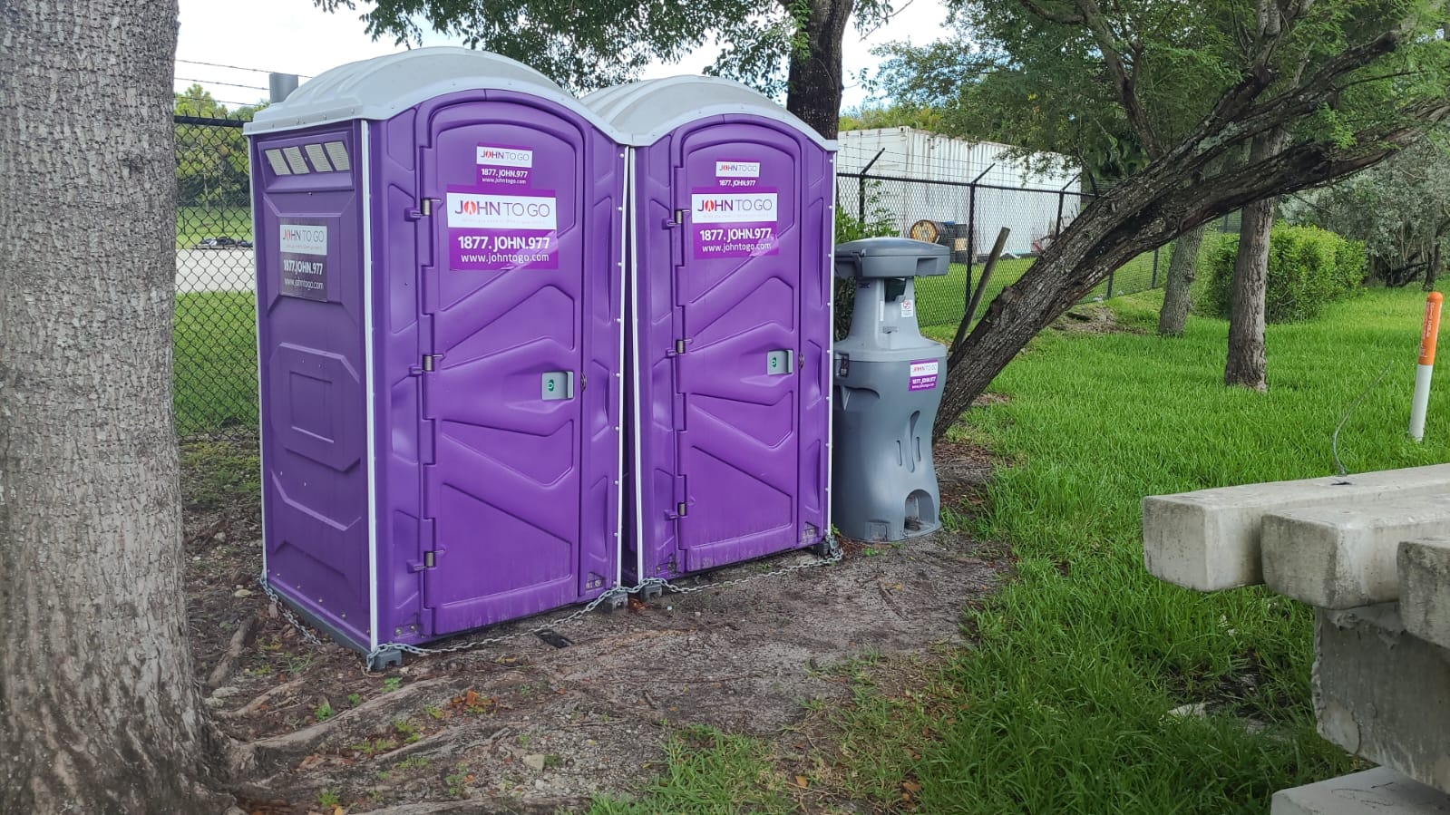 Portable toilet rental services in Water Mill